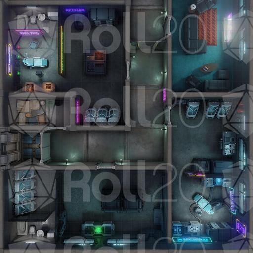 M01b Netrunner Rooms | Roll20 Marketplace: Digital goods for online ...