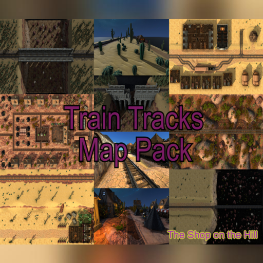 Roll Train Map Train Tracks Map Pack | Roll20 Marketplace: Digital goods for online ...