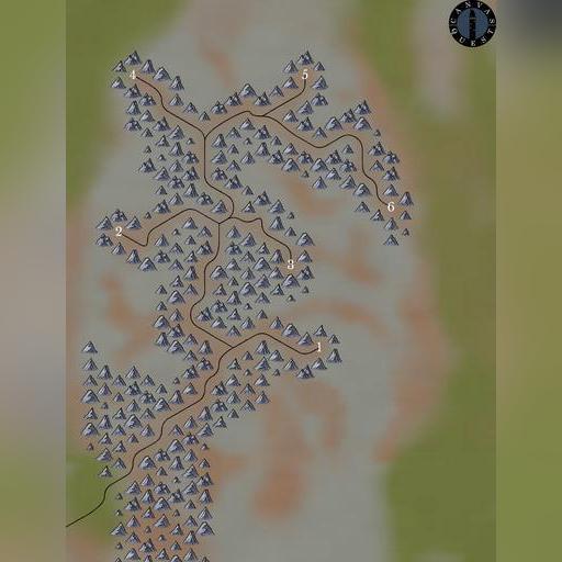 The Lost Caverns of Tsojcanth: Region Map