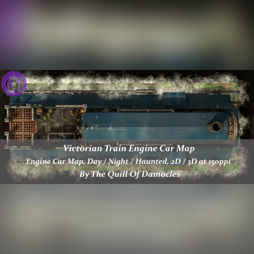 Victorian Train Engine Car