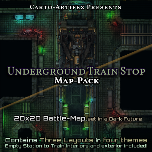 Underground Train Stop Map-Pack