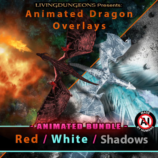 Animated Dragon Attack Overlays Bundle