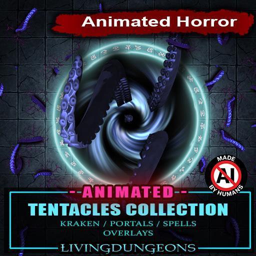 Animated Horror Tentacles Collection