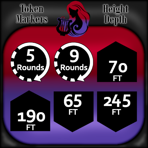 [Fabled] Token Markers Height Depth