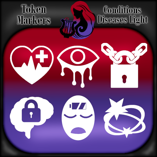 [Fabled] Token Markers Conditions Diseases Light