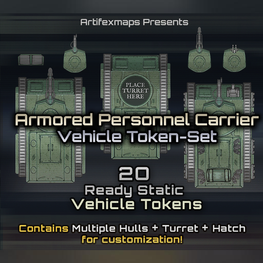 Armored personnel carrier Assets and Token Set