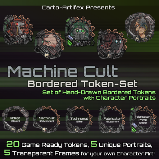 Machine Cult Token-Set