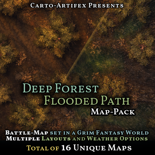 Deep Forest Flooded Path Map-Pack