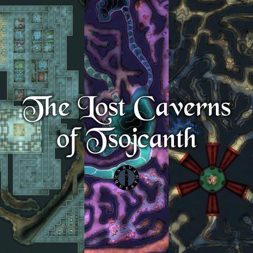 The Lost Caverns of Tsojcanth: Map Pack